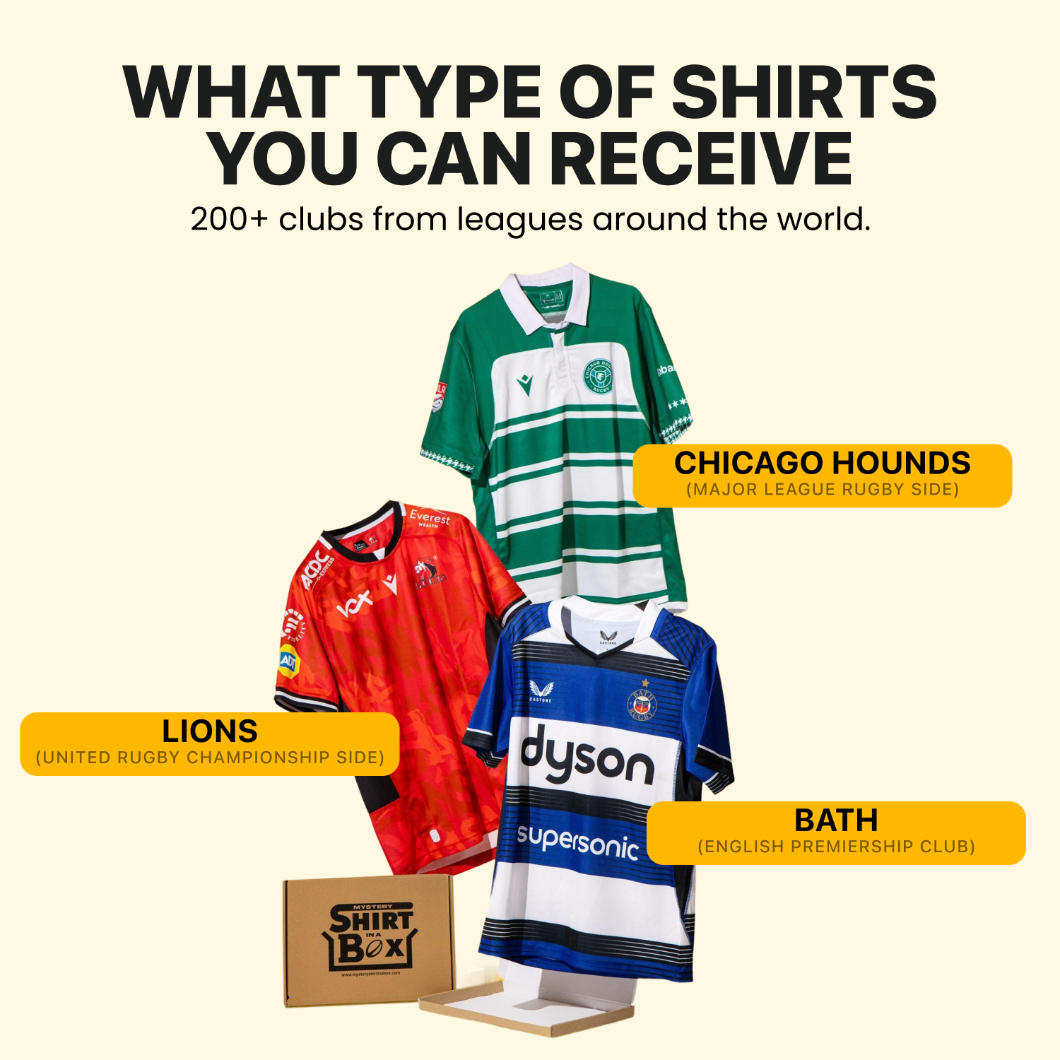 Mystery Rugby Union Shirt